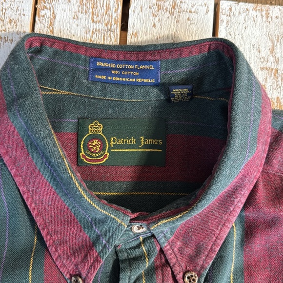 Men’s Patrick James cotton flannel size XL - Picture 2 of 5